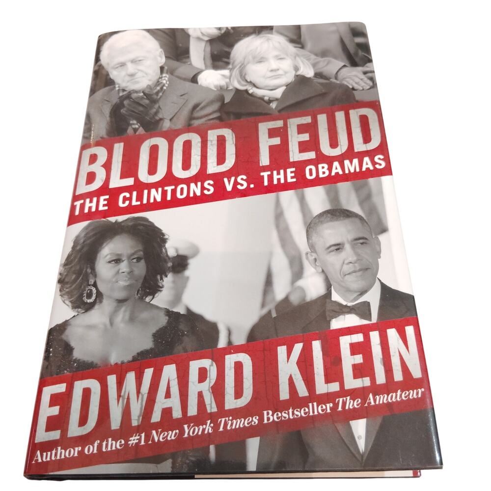 Blood Feud Clintons vs Obamas 2009 Hardcover Excellent Cond Underlined Notes LN